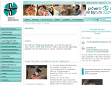 Tablet Screenshot of praevention-bistum-aachen.de